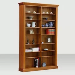 open bookshelf timber home and office storage