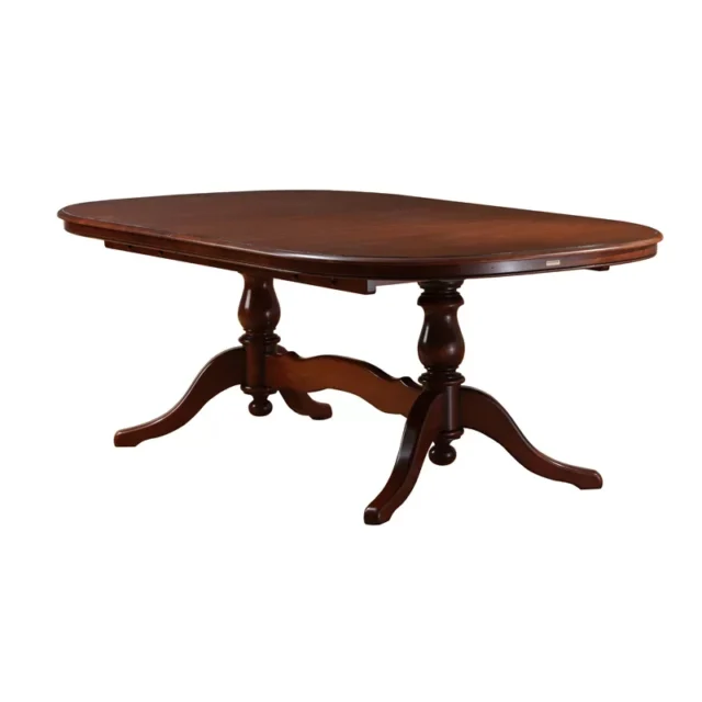 vaucluse pedestal dining table in mahogany
