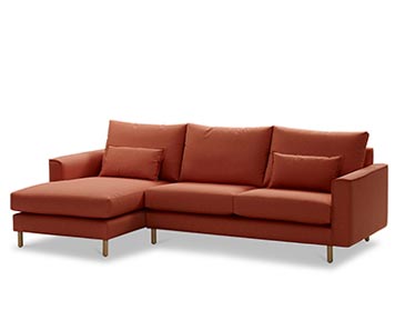 Molmic-lounge Alpine lounge orange with chase
