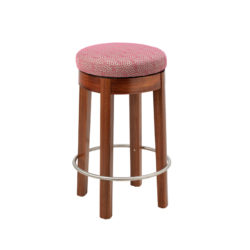 Round Hindmarsh Bar stool. Solid Timber. Custom Made in Adelaide