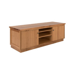 1800w Home Entertainment cabinet, Feature Eucalypt timber with Skid base frame