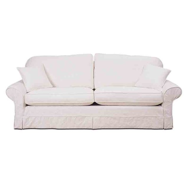 Rochester 2.5 seater shown with loose cover fabric