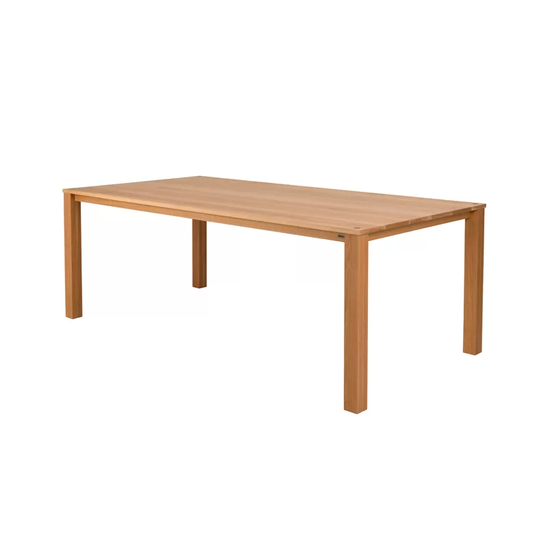 Medindie dining table solid timber American oak natural