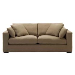 Shona lounge 2 seater beige fabric sofa lounge