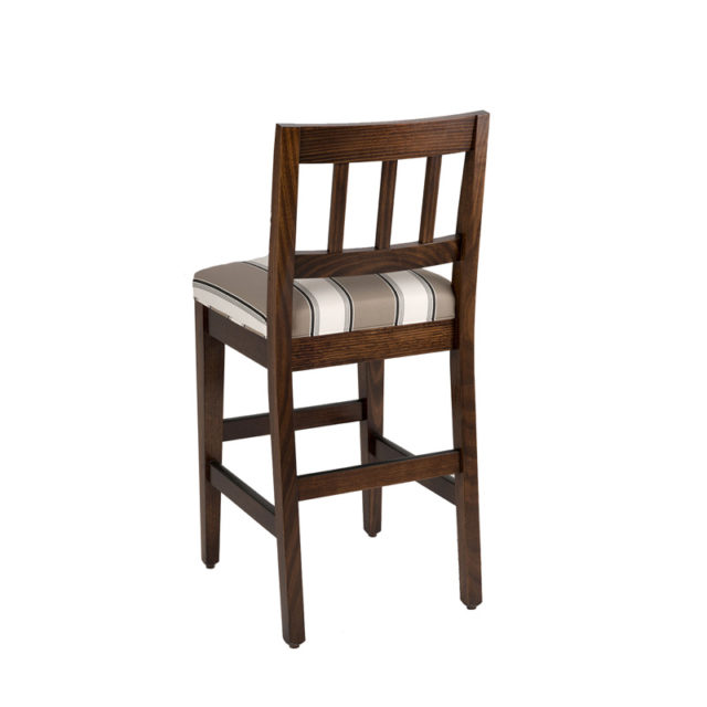 Beltana Barstool With High back and Upholstered Seats
