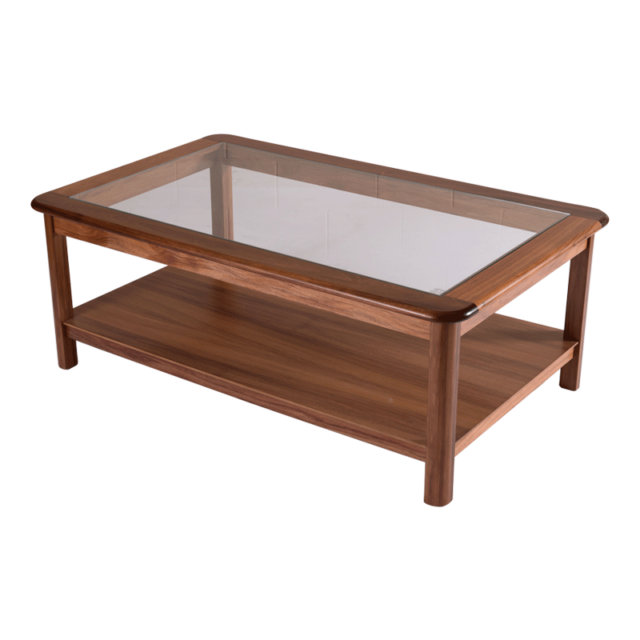 aldgate coffee table blackwood frame and glass top