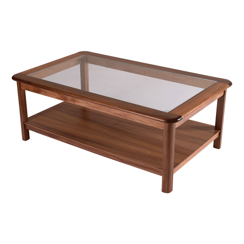 aldgate coffee table blackwood frame and glass top
