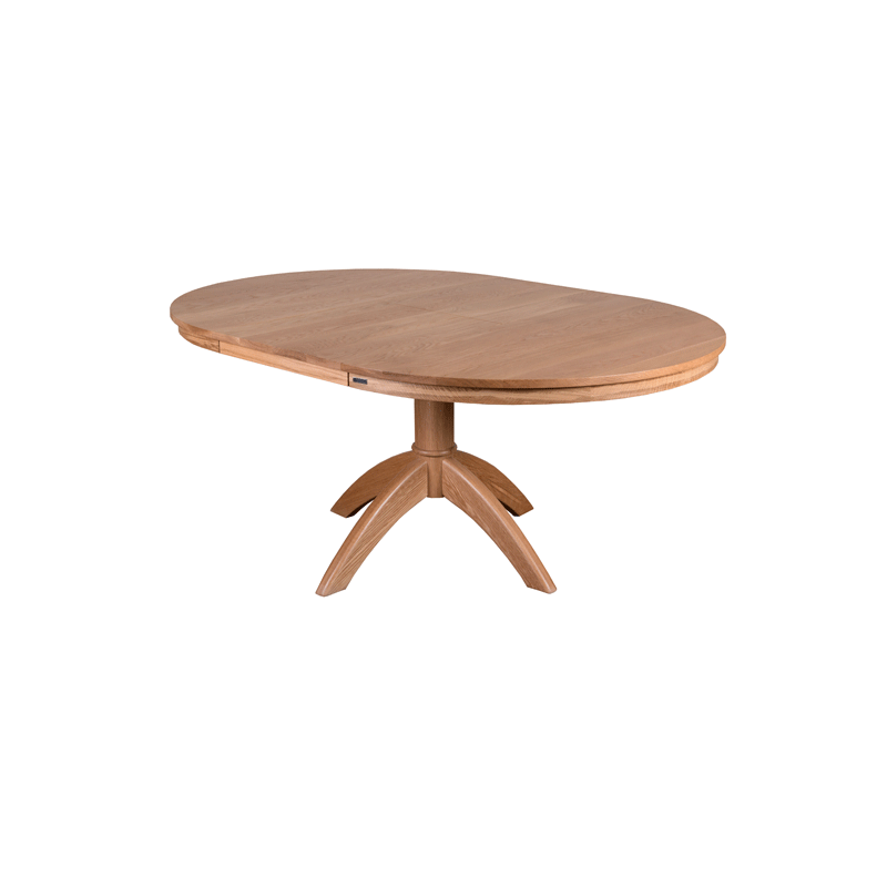 beltana wooden extension table round