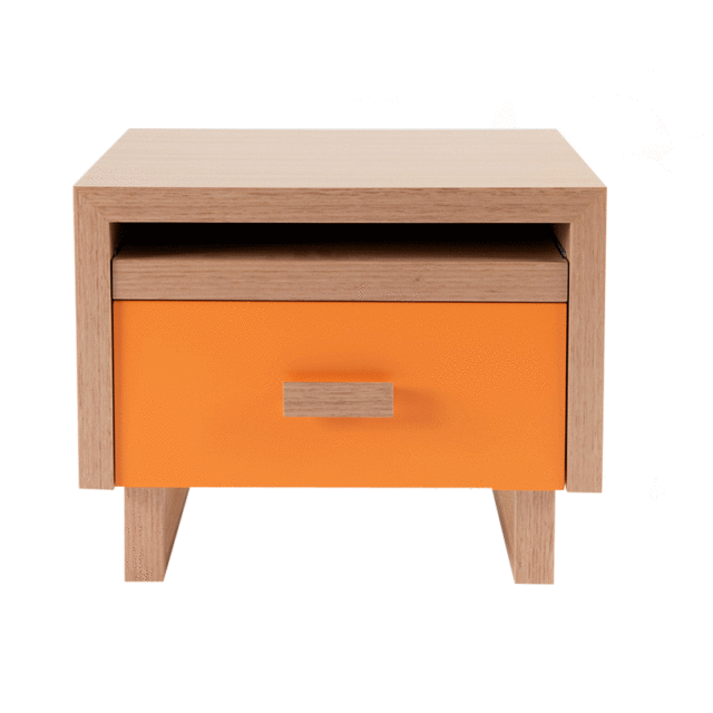 BR401 Hove bedside with pull out drawer