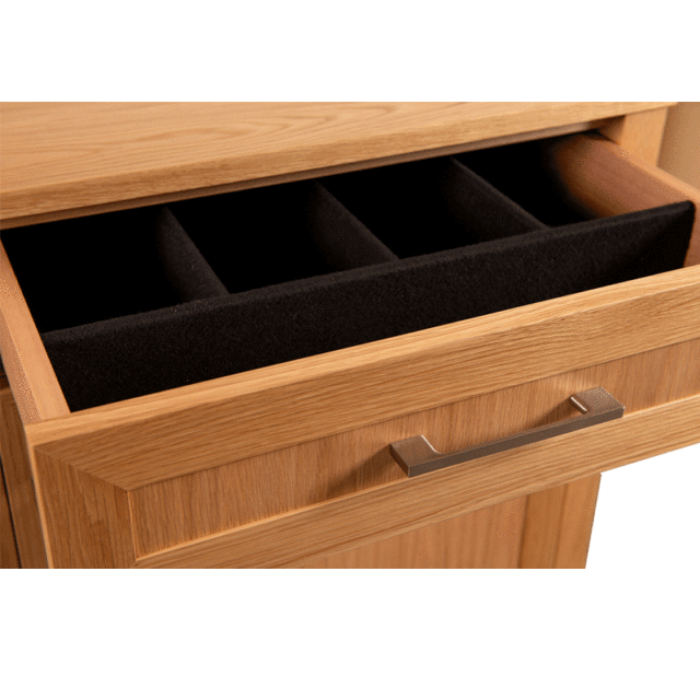 Medindie Cabinet includes a built in felt lined cutlery drawer