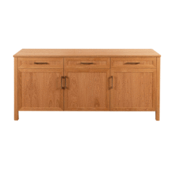 Medindie cabinet 3 door 3 drawers natural
