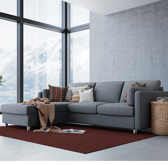 EMMA lounge by stressless styled 2 seat and long seat modular.