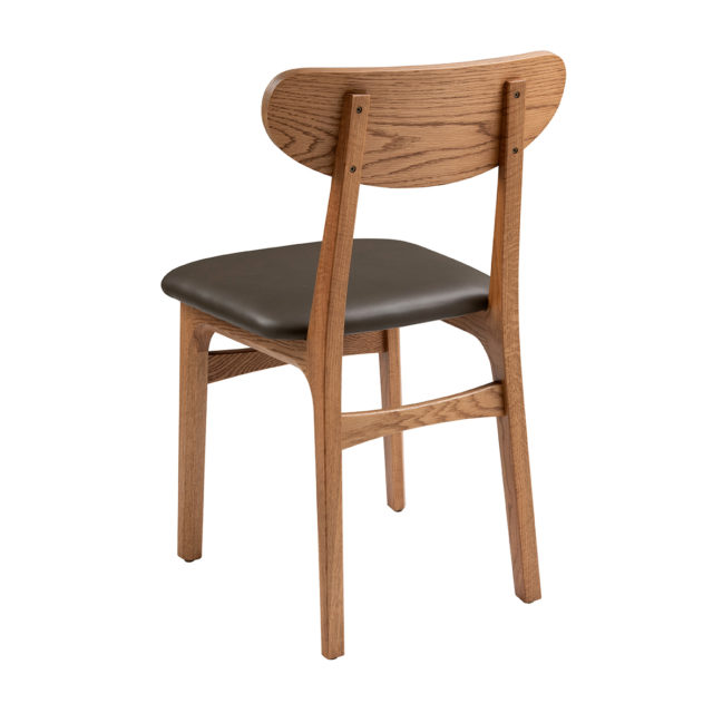 C140 Dan chair - USA oak - Upholstered seat