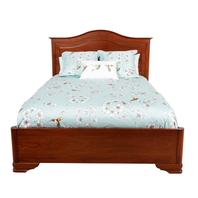 Burnside queen size bed Mahogany