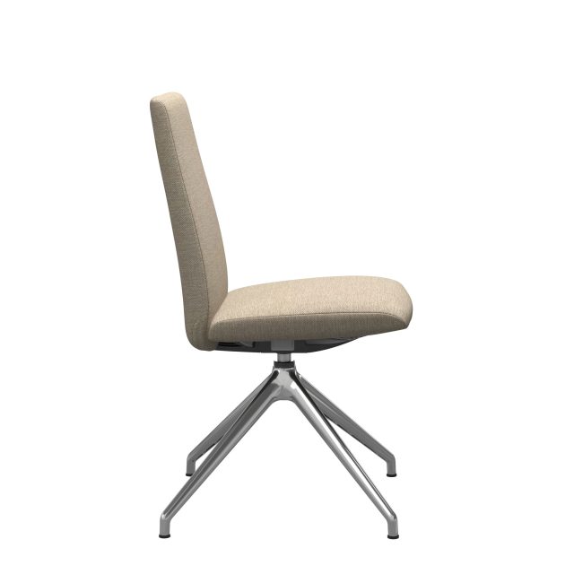 Stressless Laurel Dining Chair- 350S Legs- No Arm in Cream leather