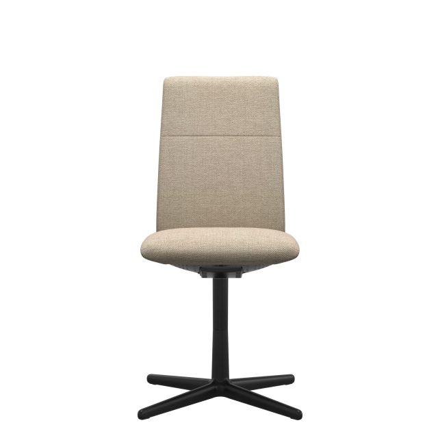 Stressless Chili Dining Low Back with Arms- Cream Leather