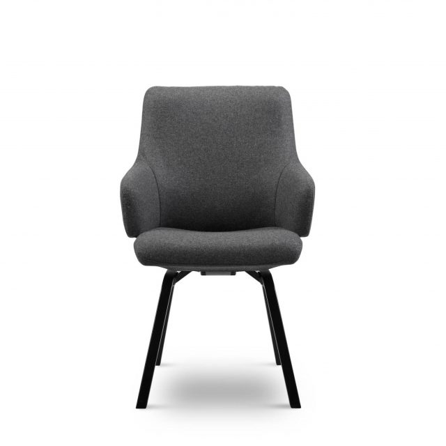 Stressless Laurel Dining Chairs High back with arms in Black