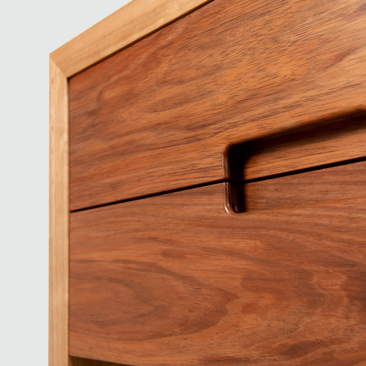 cabinet detail - custom timber furniture made in South Australia