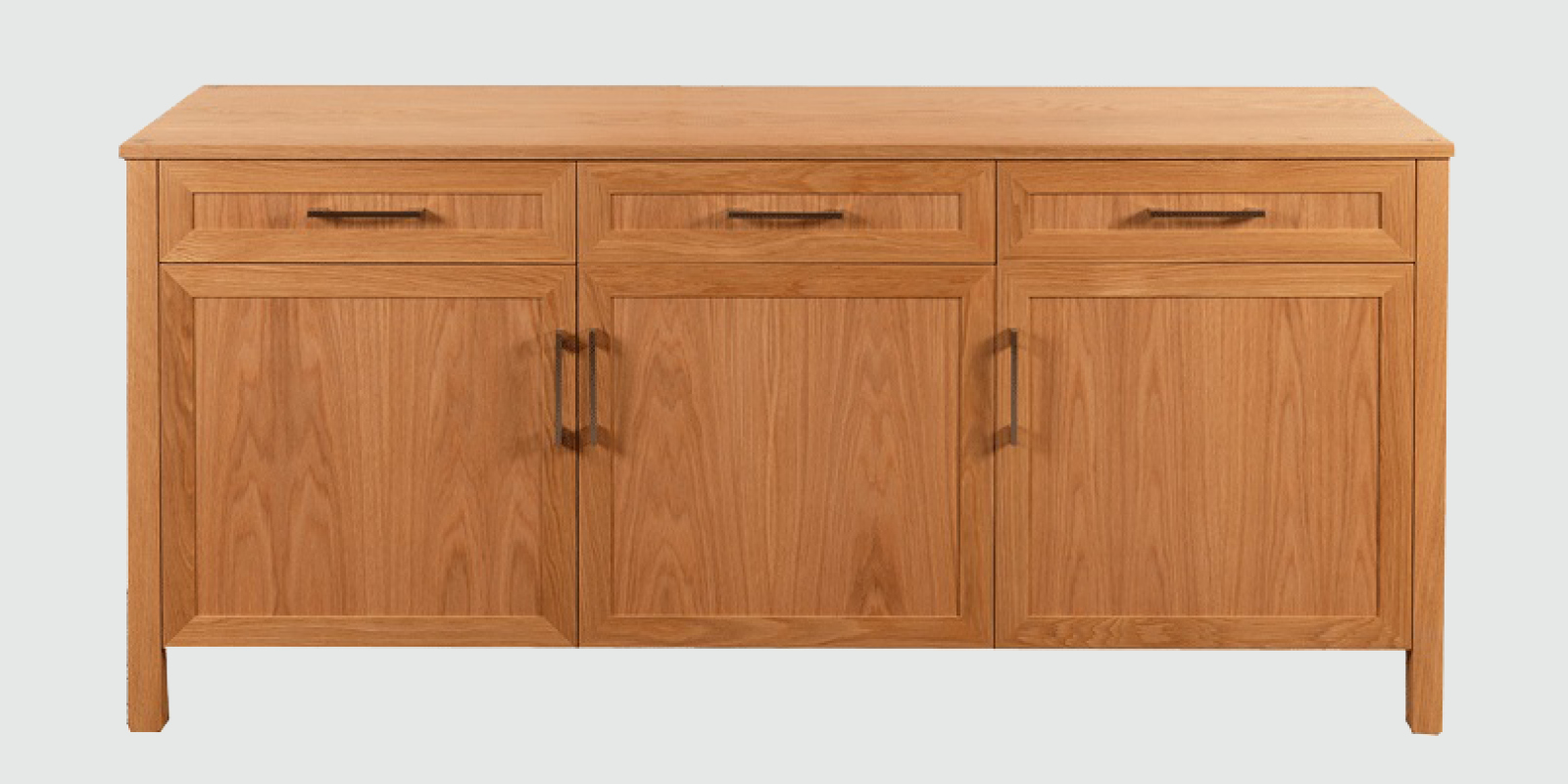 timber sideboard buffet natural finish made in South Australia