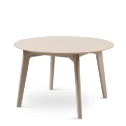 Stressless round dining table- timber round dining table