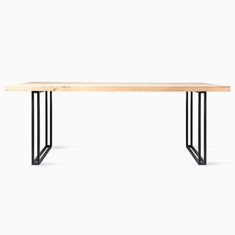 vincent sheppard achelle dining table timber top and metal legs