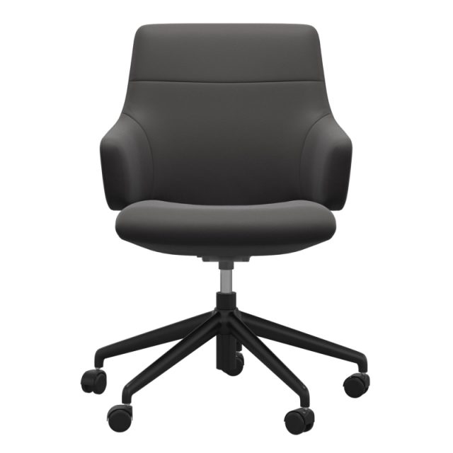 Chilli Office Chair Paloma Rock, Low Back with arms (L)