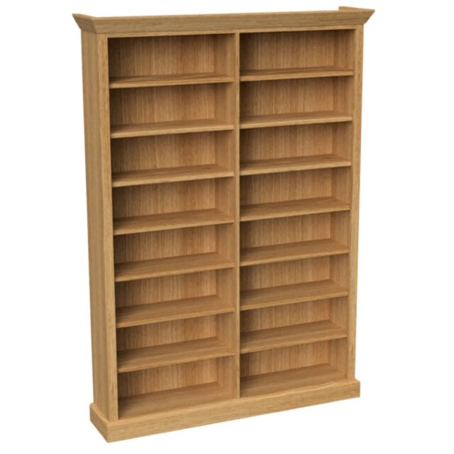 melrose double bookshelf made to order