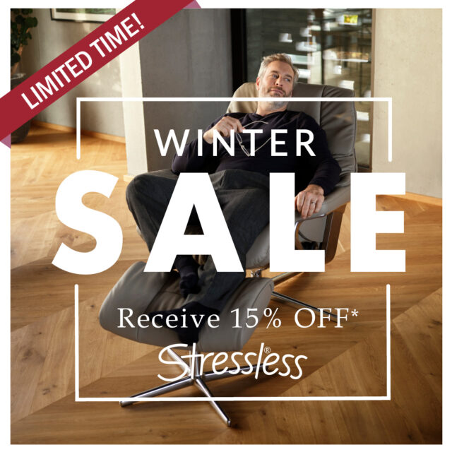 Stressless Winter Sale On Now at Pfitzner Furniture