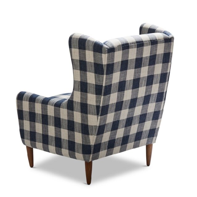 molmic heaton armchair arlington indigo back