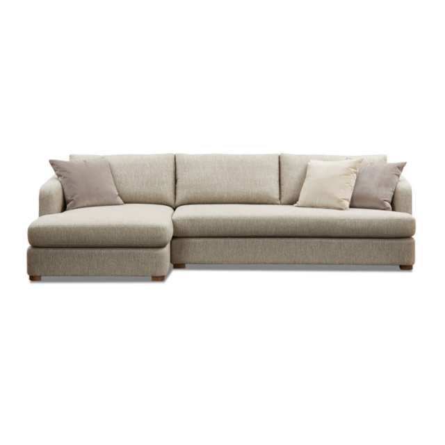 modular sofa by molmic white front view