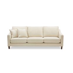 molmic windsor 3 seater sofa white front