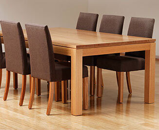 Neo dining tables and chairs adelaide - American oak styled