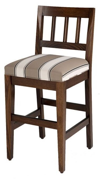 Beltana Bar stool With High back and Upholstered Seats