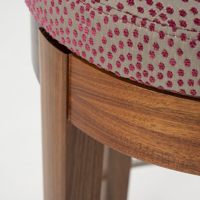 Hindmarsh bar stools Adelaide - Australian made furniture - upholstered swivel seat