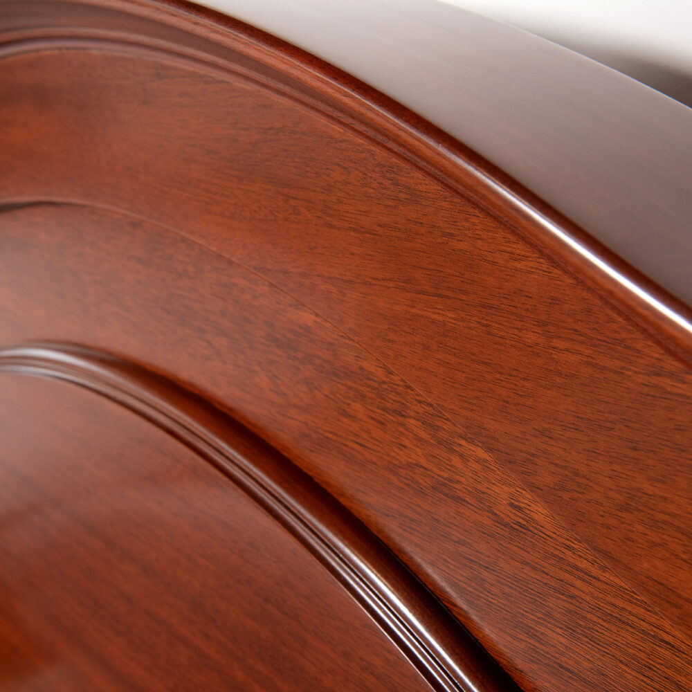 Burnside Bed - solid timber furniture Adelaide - bed head carve