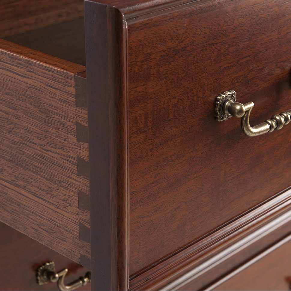 mahogany tallboy - drawers - bedroom furniture adelaide