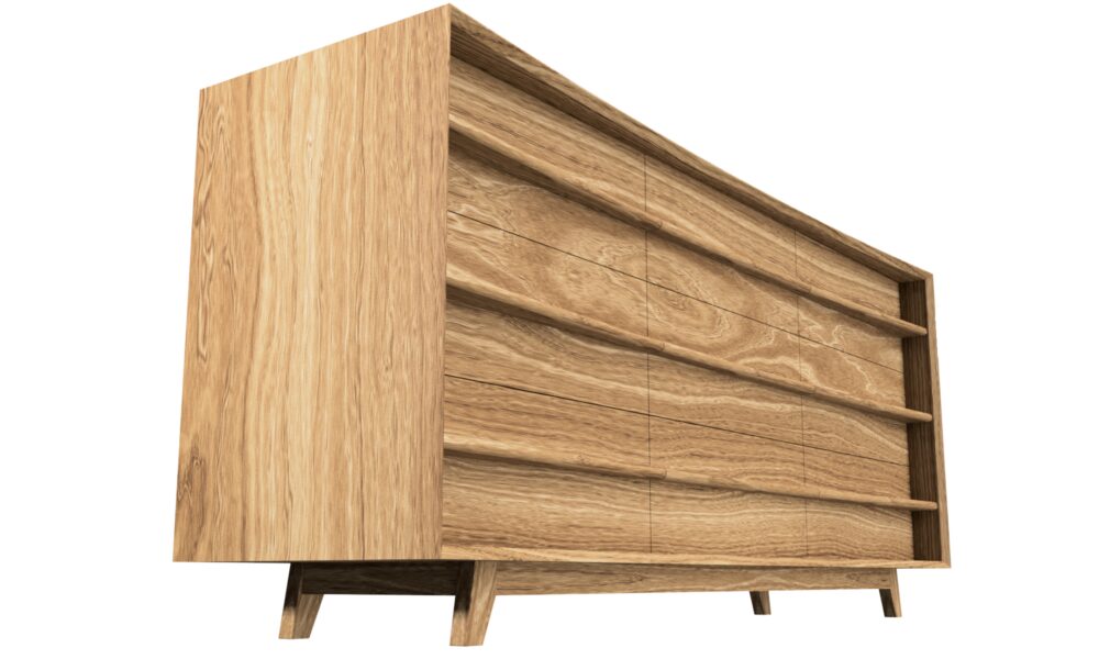 Dan Dresser - drawers and feet - timber bedroom furniture adelaide