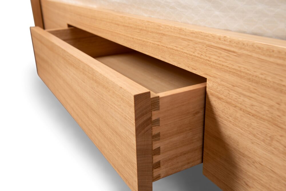 Hove King Bed - optional drawers - custom furniture stores adelaide