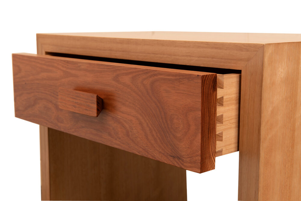 mclaren 1 drawer bedside table timber bedroom