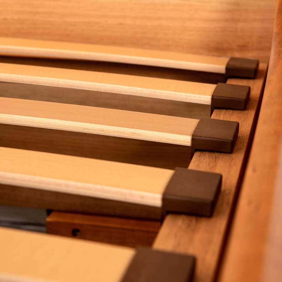Custom Solid Timber Bed - Euro Posture Slat Base