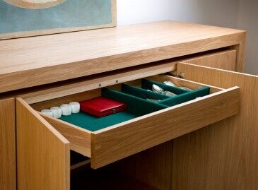 McLaren sideboard - Cutlery drawer detail