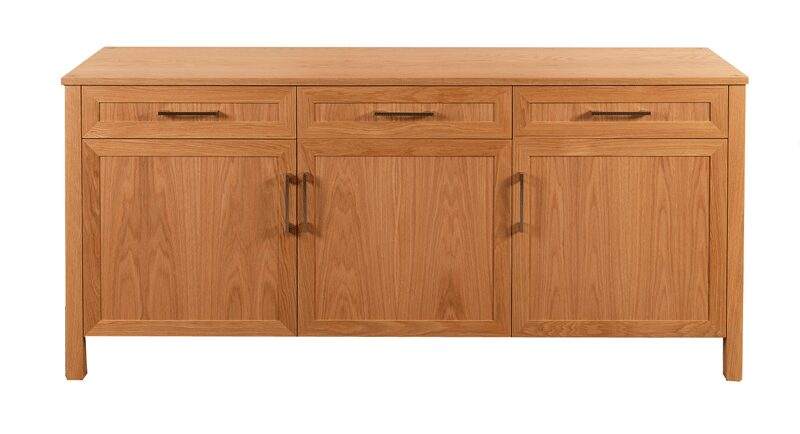 Medindie cabinet 3 door 3 drawers natural