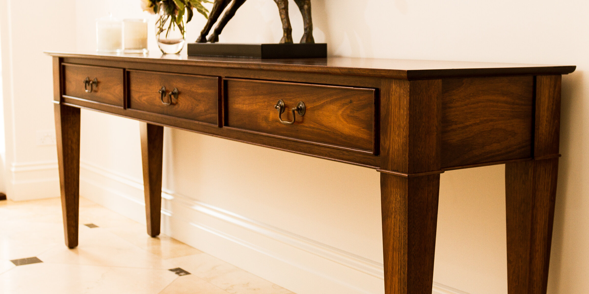 Hall tables Adelaide console tables in Solid Timber