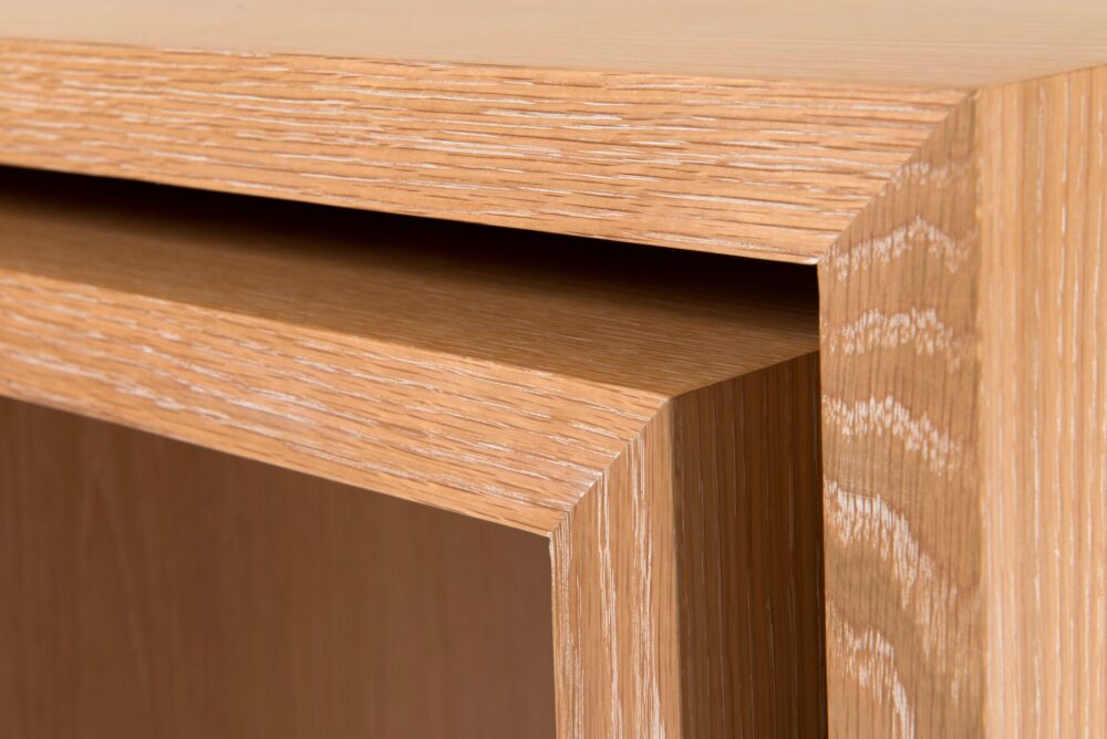McLaren Nest of Tables - corner detail