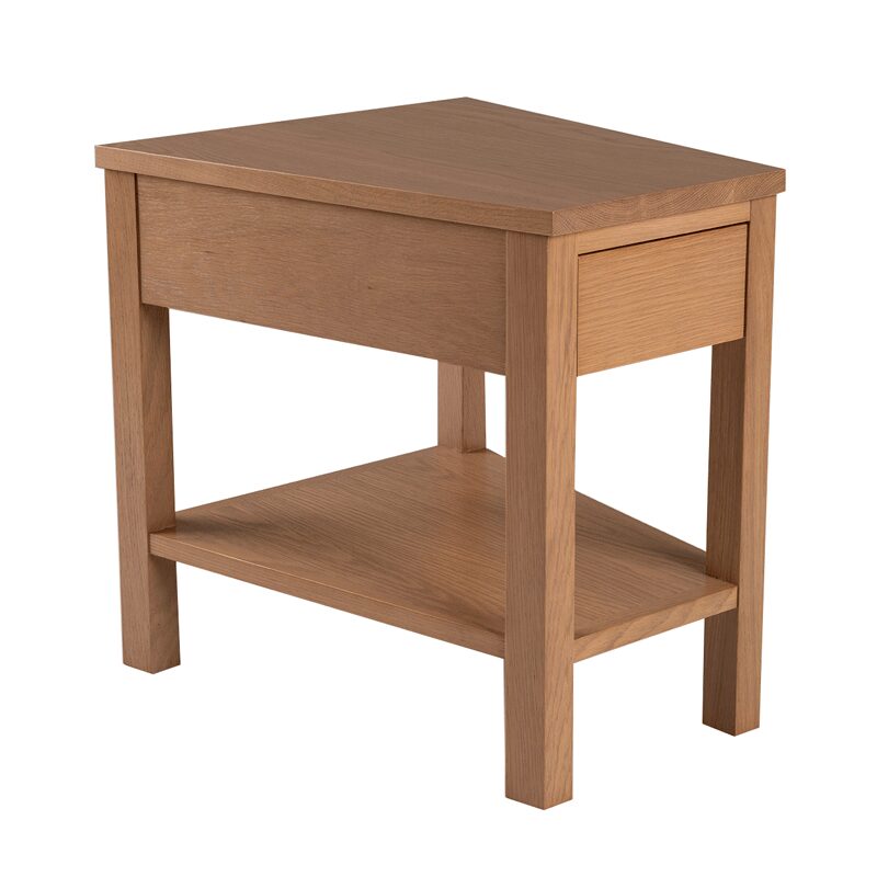 Loki recliner table with drawer