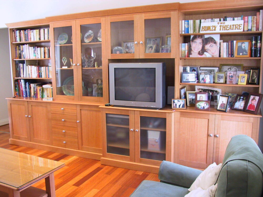 Custom-made timber entertainment units in Adelaide.