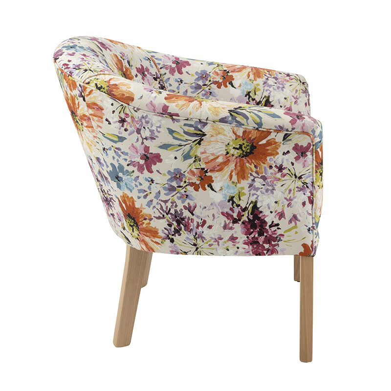 Embassy tub office chair - side view