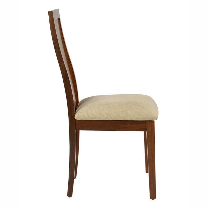 Reeves Timber Back dining chair - side view