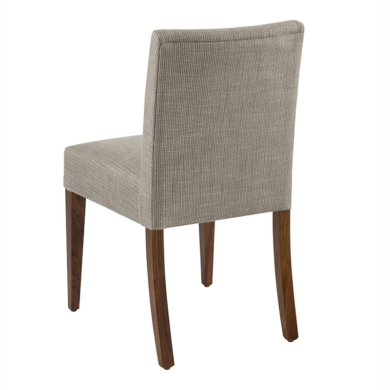 McLaren dining chair- grey - back quarter view