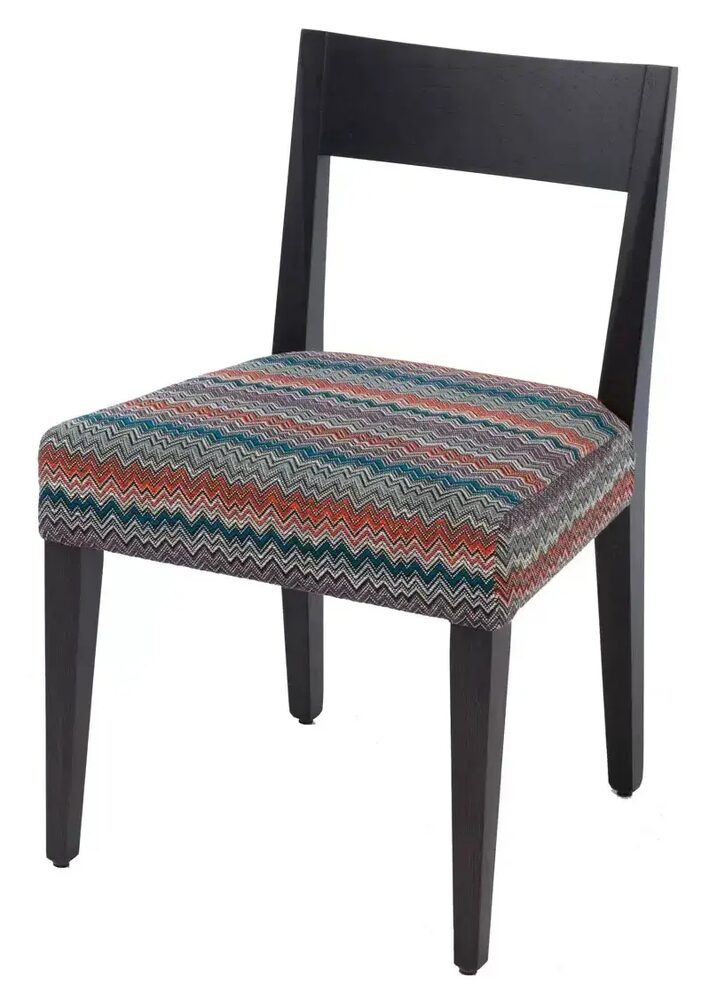 tahoe black dining chair front